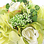 Bunch of Artificial Green Mixed Flowers