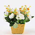 White & Yellow Artificial Flowers