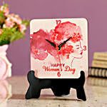Women's Day Wishes Table Clock