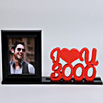 Personalised Love U 3000 Frame & Table Top For Him