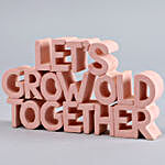 Personalised Grow Old Together Frame & Table Top