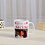 Love U Mom Personalised Picture Mug