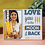 To Moon & Back Canvas Frame