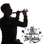 Birthday Special Flute Player on Video Call 10-15 Mins