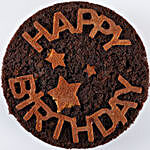 Happy Birthday Choco Chip Dry Cake 1 Kg Eggless