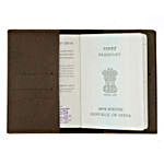Personalised Brown Passport Cover & Luggage Tag