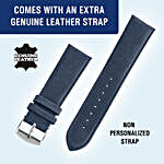 Classy Personalised Strap Watch For Him