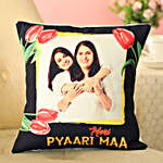 Lovely Mom Daughter Personalised Cushion
