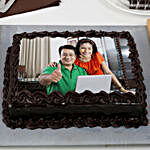 Rich Chocolate Truffle Photo Cake Half Kg