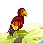 Parrot Pop Up 3D Greeting Card