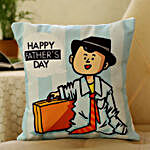 Special Father's Day Printed Cushion