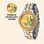 Personalised Blingy Peacock Watch