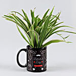 Spider Plant In Father's Day Printed Mug