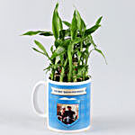Two Layer Bamboo In Personalised Best Dad Mug