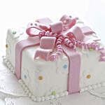 Pink Bow Wrap Truffle Cake 1 Kg Eggless