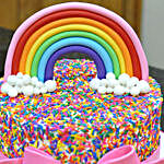 Rainbow Sprinkles Butterscotch Cake 2 Kg Eggless