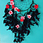 Black Floral Dreamcatcher