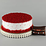 Red Velvet Cake With 2 Rakhis