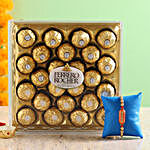 Designer Rakhi & Ferrero Rocher Chocolates