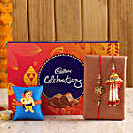 Family Rakhi Set With Cadbury Celebration Box