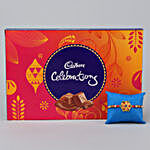 Meenakari Rakhi & Cadbury Celebrations Combo