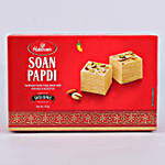 Pear Rakhi Set With Soan Papdi & Chocolates