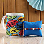 Quirky Mug & Designer Rakhi Combo