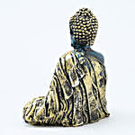 Meditating Buddha Idol- Metallic Blue