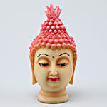 Small Buddha Head- Pink Hair
