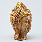 Spiritual Marble Finish Buddha Idol- Brown