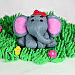 6 Layer Cute Elephant Chocolate Cake- 1 Kg