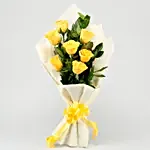 Serene 7 Yellow Roses Bunch