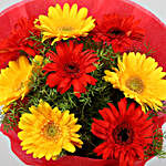Bright Gerberas Bouquet Clay Diyas