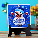 Frozen Christmas Special Personalised Table Clock