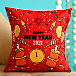 New Year Printed Cushion