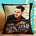 Personalised 2020 New Year Cushion For Him