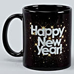 Black Happy New Year Mug