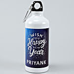 Personalised Happy New Year Water Bottle