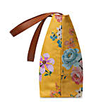 DailyObjects Mustard Floral Fatty Tote Bag