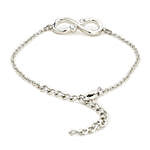 Estele Silver Plated Swarovski Crystal Bracelet