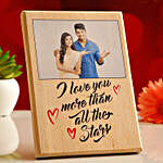 Personalised I Love You Plaque