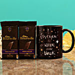 I Love You Mug With Cadbury Bournville Chocolates