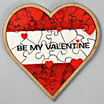 Be My Valentine Heart Shaped Puzzle
