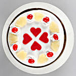 Pineapple With Hearts Cake 1 Kg