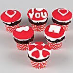 Loveburst Chocolate Cupcakes Set of 6