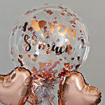 Rose Gold Love You Balloon Bouquet