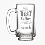 Personalised Best Father Beer Mug
