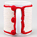V Day Special Personalised Crochet Covered Mug