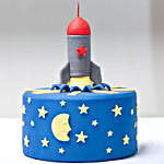 Designer Space Rocket Chocolate Cake 1.5 Kg Eggless