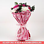 Beautiful Carnations Daisies 18 Pc Premium Bouquet
